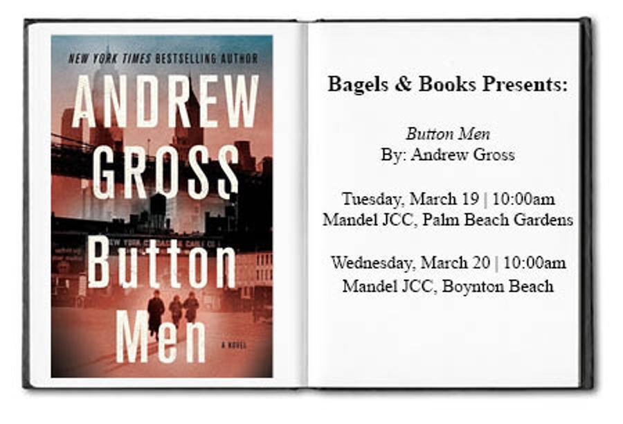 Button Men By Andrew Gross on March 19 & 20, 2019